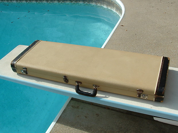 Fender Stratocaster Telecaster Case 1963 White Tolex