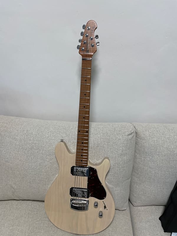 Ernie Ball Music Man James Valentine Signature Electric Guitar with Roasted Maple Neck 2016 - 2019 - Trans Buttermilk image 1