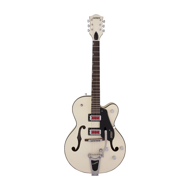 [PREORDER] Gretsch G5410T Electromatic Rat Rod Hollow Body Single-Cut Guitar w/Bigsby, Matte Vintage White image 1