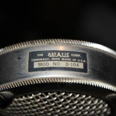 Astatic Corp Vintage D-104 Lollipop Microphone T-UG8 image 4