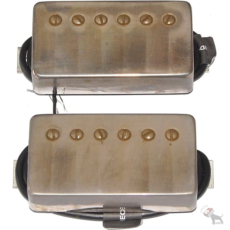 Bare Knuckle The Mule Vintage Output Humbucker Pickpup Set Aged Nickel  Covers | Reverb
