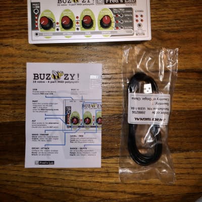 Fred's Lab Buzzzy! 2019 digital polysynth (16 voice, 4 part