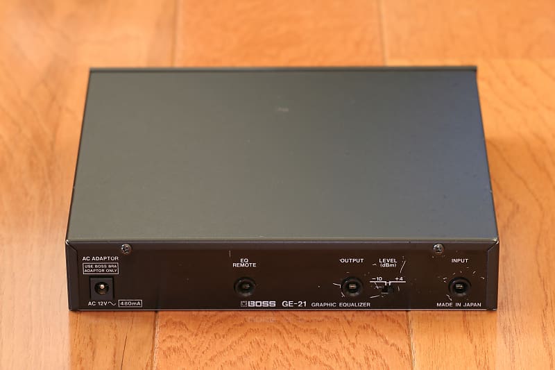 BOSS PRO GE-21 グラフィックイコライザー BRA-100付き 美品 Boss PRO GE-21 Graphic Equalizer Made in Japan Half Rack