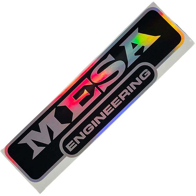 MESA BOOGIE HOLOGRAPHIC STICKER INSANELY RARE LIMITED EDITION Reverb