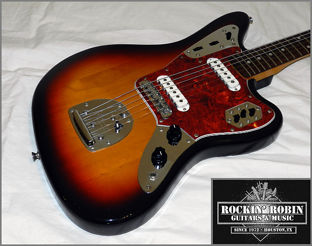 最上の品質な Jaguar Fender 1995 Reverb | Case Tweed w/ Japan In Made Sunburst ギター