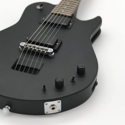 Travel Guitar Ciari Custom Shop-  Satin Black, EMG pickups image 2