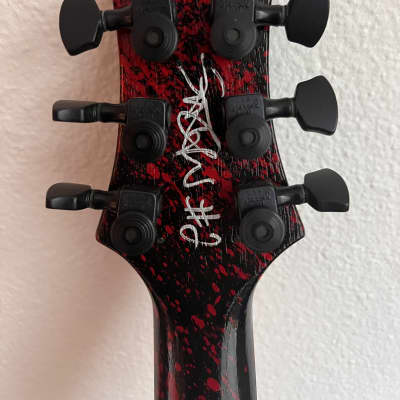 Washburn USA Custom Shop Scott Ian's "Murder Weapon" #2 SG Signed w/ COA Tony Iommi pickup Black\Blo image 1