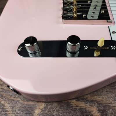 MyDream Partcaster Custom Built - Faded Pink Hand-wound Tapped Pickups image 5
