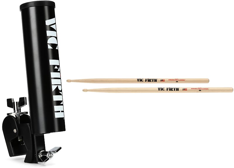 Vic Firth Drum Stick Caddy  Bundle with Vic Firth American Classic Drumsticks - 5A - Wood Tip image 1