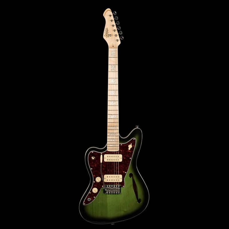 Revelation RJT-60M TL Greenburst (Left Handed) Electric Guitar image 1