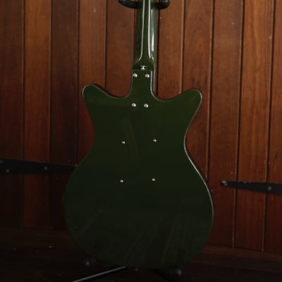 Danelectro '59M Blackout Electric Guitar Green Envy image 7