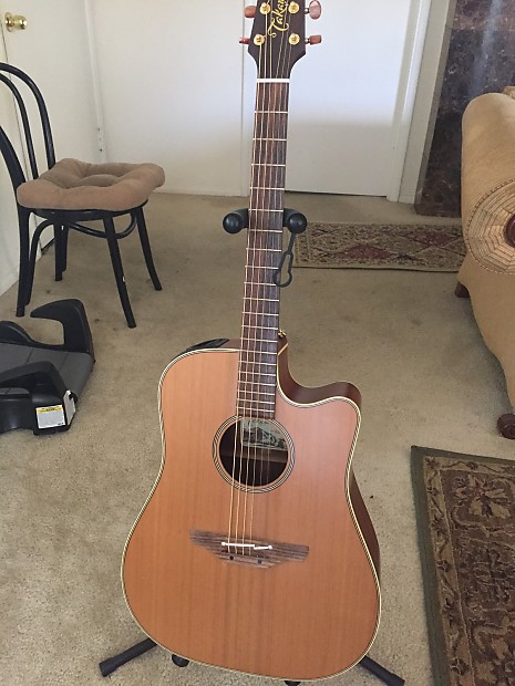 Takamine EAN10C Natural 2005 Acoustic Electric Dreadnought all natural tone woods