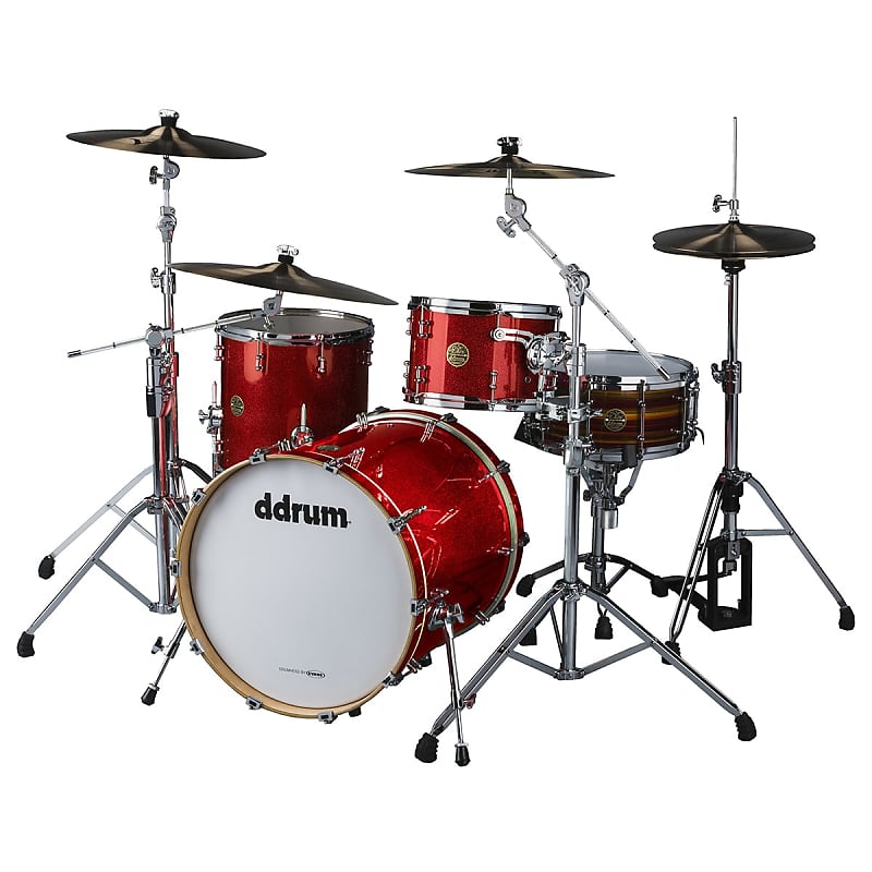 ddrum Dios Maple 3pc Red Cherry Sparkle Drum Shell Pack | Reverb