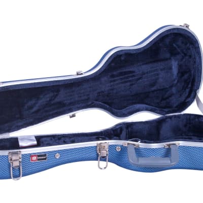 Crossrock, 0-String CRA800 Ukulele, Super Lightweight ABS Molded Hard Case (Tenor, Blue), (CRA860TUBL) image 2