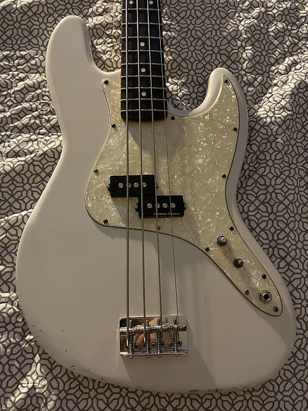 Fender Precision Bass - White | Reverb