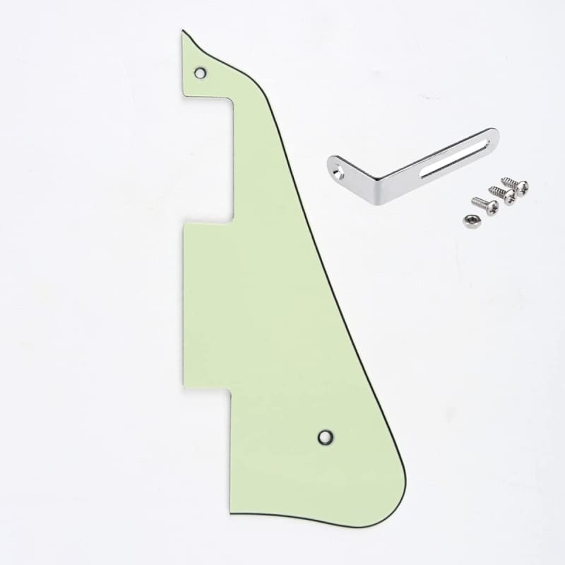 Dopro Mint Green LP Guitar Pickguard with Gold Bracket for Epi Les Paul