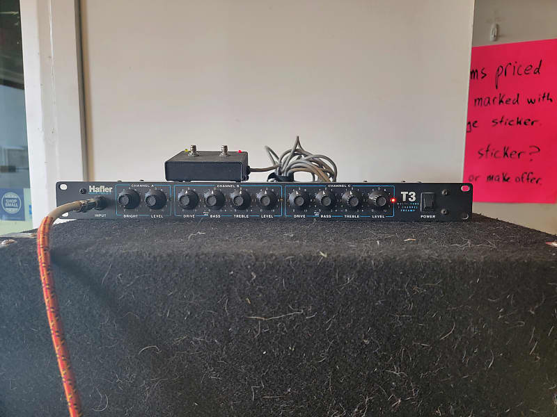 Hafler T3 Tube Guitar Preamp Reverb