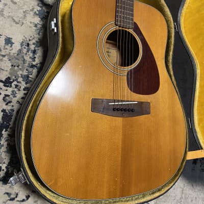 YAMAHA FG-200（ステンレスフレット） 1973 Yamaha FG-200 Natural Gloss Finish Jumbo Dreadnought