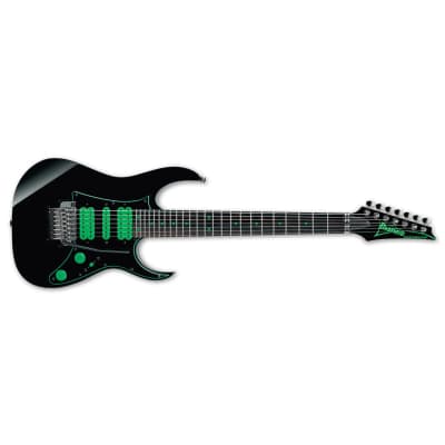Ibanez Premium UV70P Black Green BK Steve Vai 7-String Electric Guitar + Case JEM/UV - BRAND NEW for sale