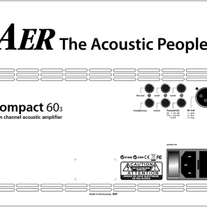 AER Compact 60/3  Black image 3