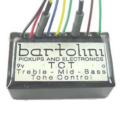 BARTOLINI NTCT 3 Band Tone Control Preamp w/ 400 Hz Mid-Cut 9-Volt image 2