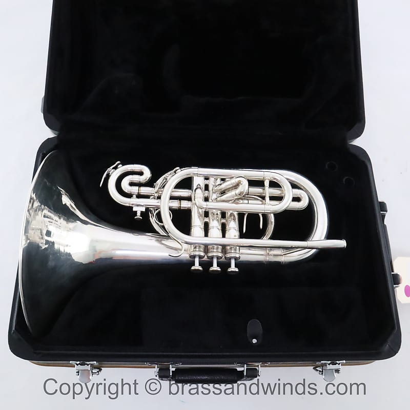 Jupiter Model JMP5050S Quantum Series Mellophone SN UC07166 Reverb