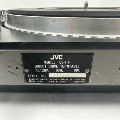 Vintage Japan JVC QL-F4 Automatic Direct Drive Turntable image 9