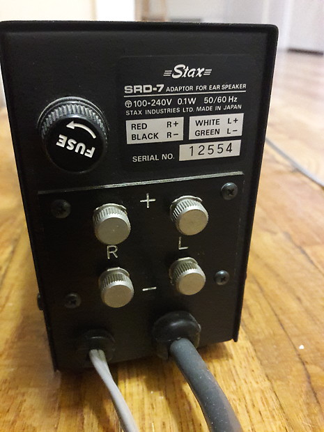 Stax SR-X Mark 3 Electrostatic Headphones & SRD-7 Adapter
