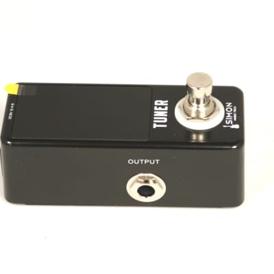 Simon Music Tech Tuner Pedal (True Bypass) for electric guitar SMT-910 black (Ship from USA) image 2