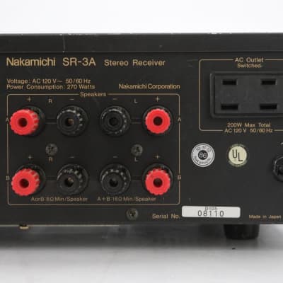 Nakamichi SR-3A Stereo Receiver Home Audio Amplifier David Roback #44767 image 12