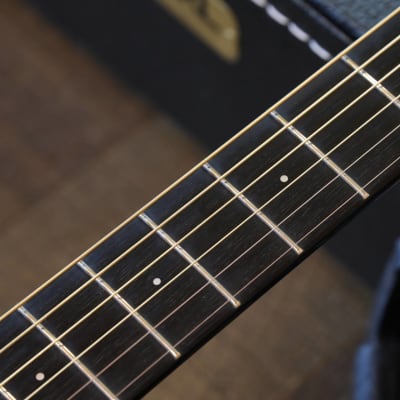2012 Bourgeois Custom DS Acoustic/ Electric Guitar Adirondack Spruce & Figured Mahogany + Hard Case image 9