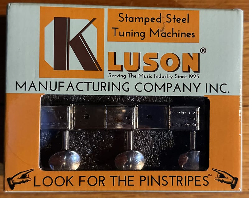 Kluson KTS3PNM 3+3 Tuners for Les Paul Special, Jr., etc. Reverb
