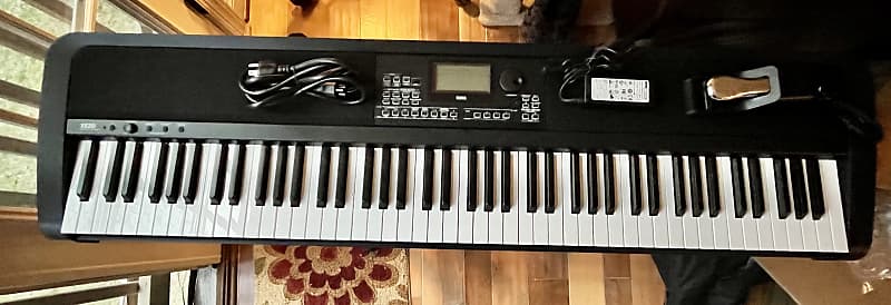 Korg XE20 88-Key Digital Ensemble Piano + RockJam KB100 Bench + Gator Case  GK-88