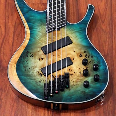 Halo OCTAVIA 5-string Multi-Scale (Fanned Fret) Bass Guitar, Nordstrand Pickups image 3