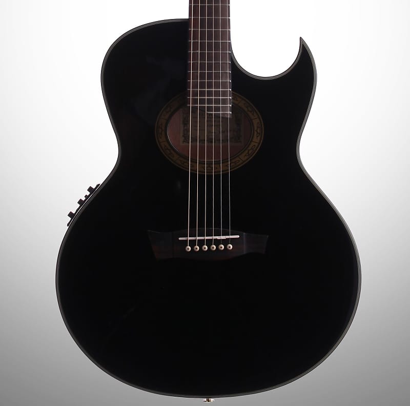 Ibanez EP5 Euphoria Steve Vai Signature Acoustic-Electric Guitar, Black Pearl image 1