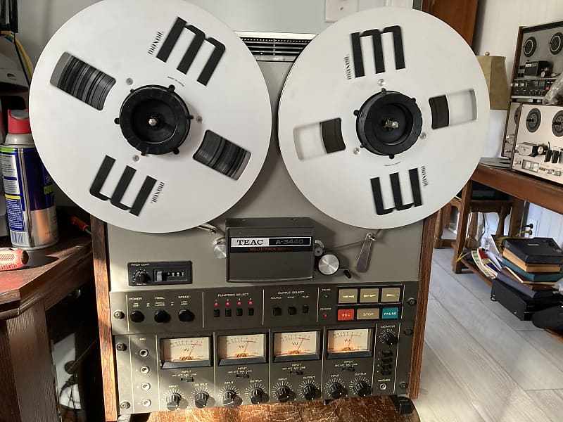 PLEASE READ!! TEAC A-3440 1/4 10.5 inch 4-Track 4-Channel Semi Pro Reel to  Reel Tape Deck Recorder
