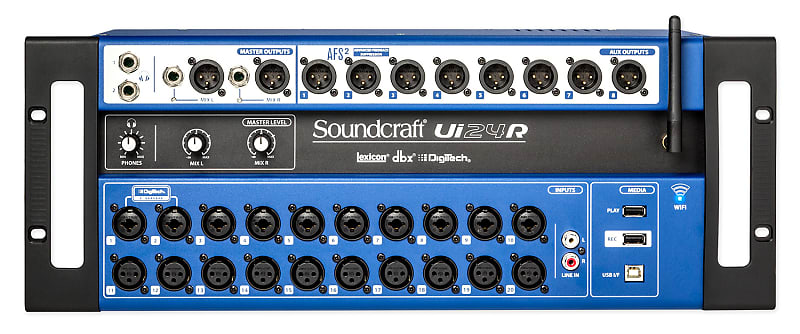 Soundcraft Ui24R 24 Input Digital Mixer w/Wifi+App Control+Recording Ui 24R image 1