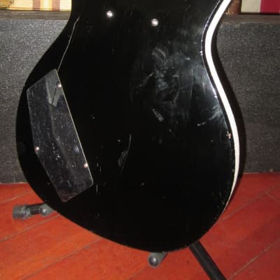 ~1961 Silvertone U-1 Bass Black w Original Hardshell Case image 6