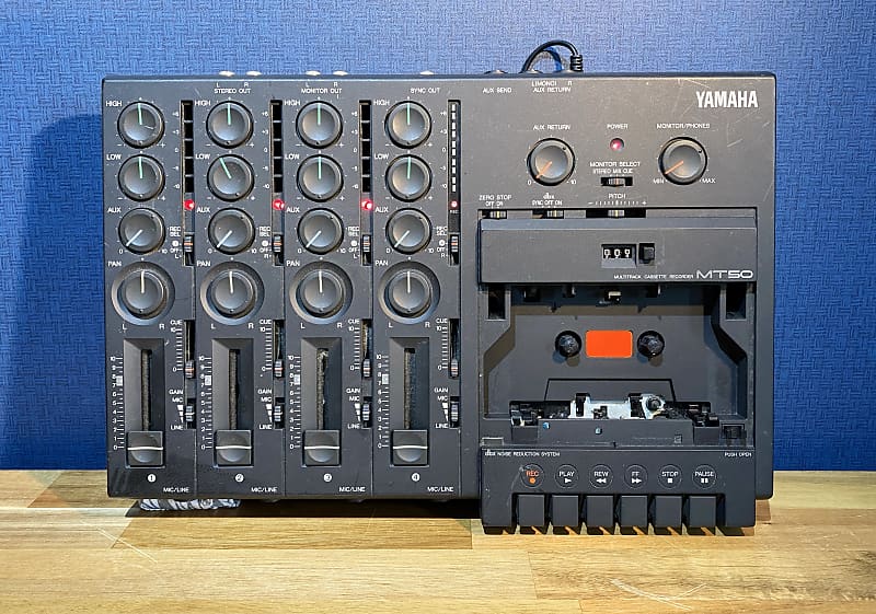 Very Good] Yamaha MT50 4-track Cassette Recorder | Reverb