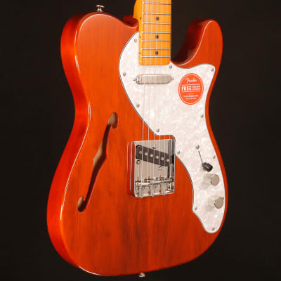 Squier Classic Vibe 60s Telecaster Thinline, Maple Fb, Natural 5lbs 14.1oz image 3
