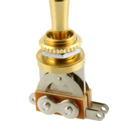 Allparts Gold Short Straight 3-way Toggle Switch EP-0066-002 image 1
