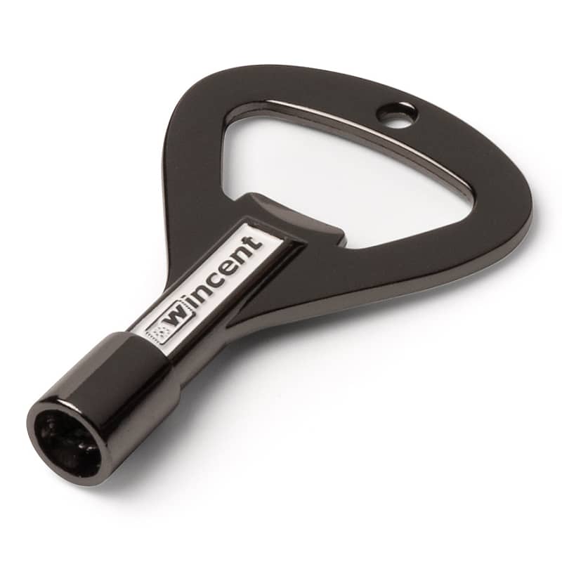 Wincent WRKBBPP Rockkey (Drum Key/Bottle Opener), Black Reverb