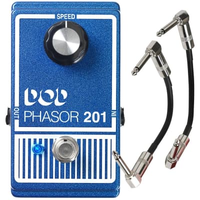 Digitech DOD Phasor 201 Phaser Effect Pedal (2013) with Patch Cables for sale