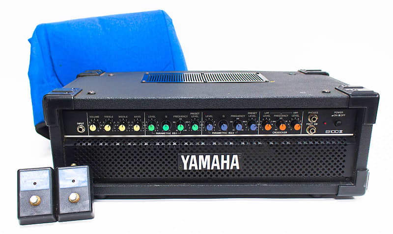 Yamaha B100 III Bass Amplifier Head With Footswitch And Amp | Reverb