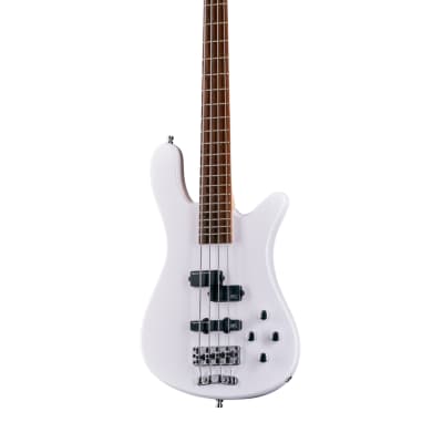 Warwick RockBass Streamer LX-4 String Electric Bass - Solid White High Polish image 2