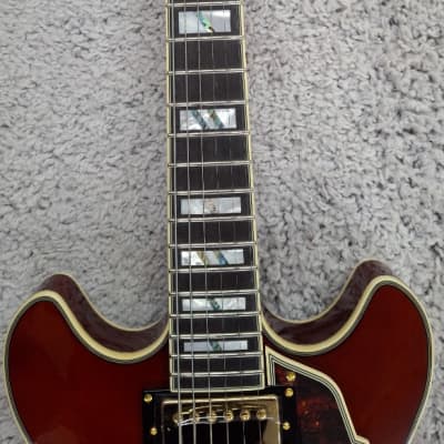 D'Angelico Excel Mini DC Semi-Hollow Body Electric Guitar with Hard Case, Viola image 9