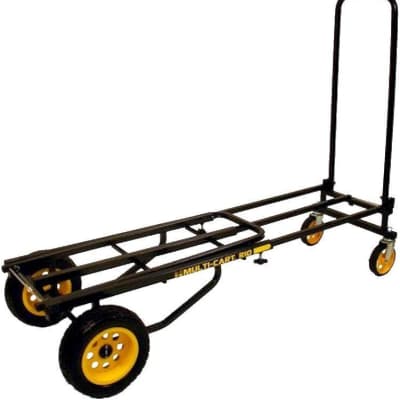Rock-N-Roller R10RT (Max) 8-in-1 Folding Multi-Cart/Hand Truck/Dolly/Platform Cart/34" to 52" Telescoping Frame/500 lbs. Load Capacity, Black image 3