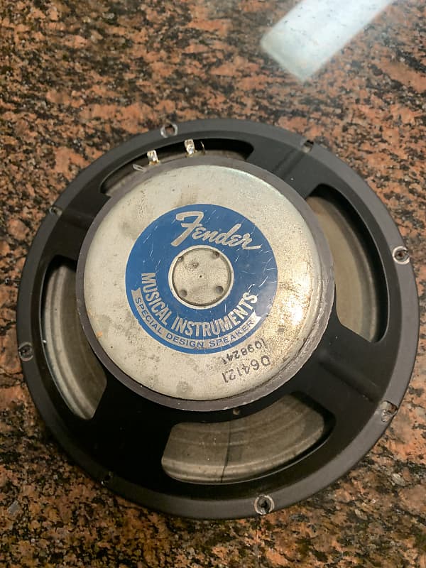 Fender 10” 8ohm Speaker Eminence 1982 | Reverb