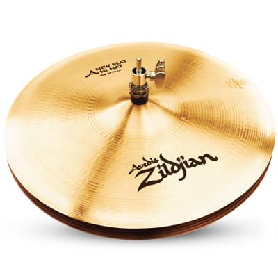 Zildjian A0134 14" A Series New Beat Hi Hat Top Cast Bronze Cymbal with Solid Chick Sound image 1