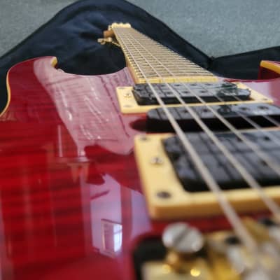 Ibanez Ex Serie 91-93 - Red Flame Top image 4